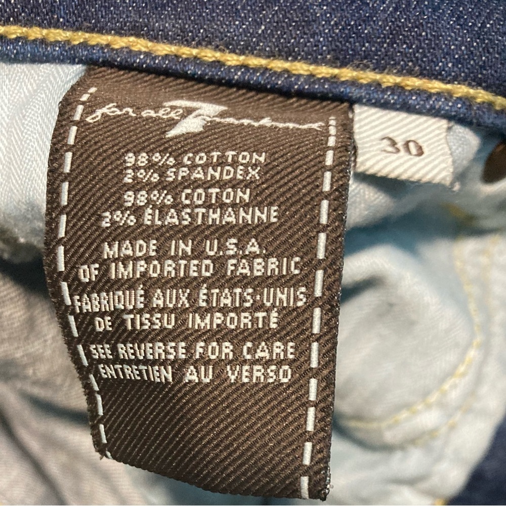 7 For All Mankind Roxanne Jeans size 30 - Picture 7 of 9